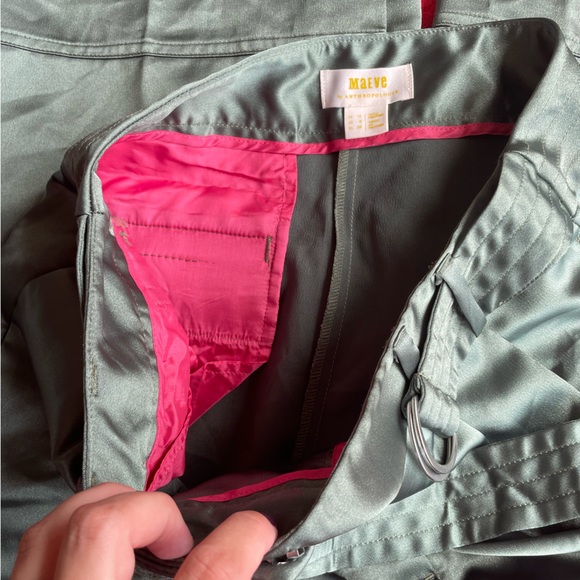 Maeve size 6 green parachute pants in excellent worn condition! - Picture 10 of 10